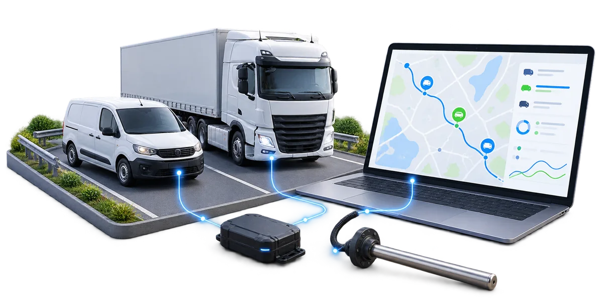 Fleet Vision platvormiga ühendatud veokid ja kaubikud